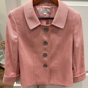 TAHARI 3/4 SLEEVE TAILORED BLAZER | SIZE: 8